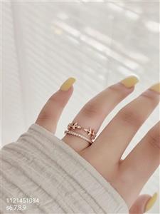 انگشتر زنانه نگین دار جدید و شیک مارک ژوپینگ رنگ ثابت آبکاری طلا ضد حساسیت کد 2015908