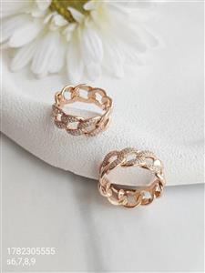 انگشتر زنانه کارتیر نگین دار مارک ژوپینگ رنگ ثابت آبکاری شده ضد حساسیت کد 2015902