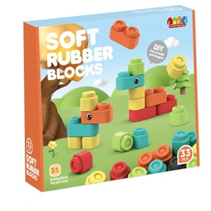 لگو دوپلو 33 قطعه مدل SOFT RUBBER BLOCKS 6081