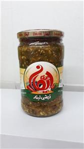 ترشی مخلوط شیشه ای ریز ایمان 700 گرمی