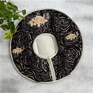 کاور قابلمه مخمل سایز 45 سیمین – طرح 22