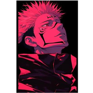 پوستر مدل انیمه جوجوتسو کایسن Jujutsu Kaisen طرح سوکونا Sukuna کد 989