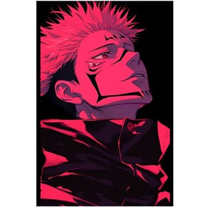 پوستر مدل انیمه جوجوتسو کایسن Jujutsu Kaisen طرح سوکونا Sukuna کد 989