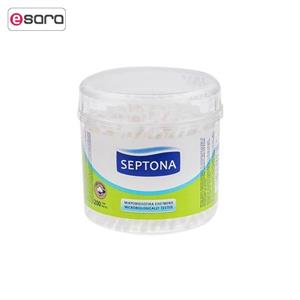 گوش پاک کن سپتونا - بسته 200 عددی Septona Cotton Swab 200pcs