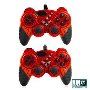 دسته بازی دو نفره USB فانتزی مدل 9062-قرمز