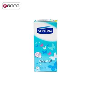 پد بهداشتی روزانه نازک سپتونا مدل Chamomile Normal بسته 20 عددی Septona Panty Liners Sanitary Pad 