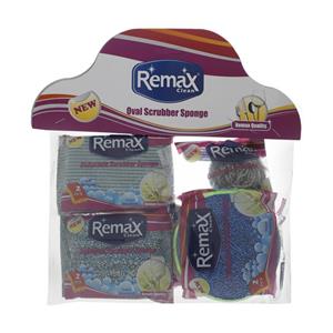 اسکاچ و سیم ظرفشویی ریمکس مدل 5500 مجموعه 5 عددی