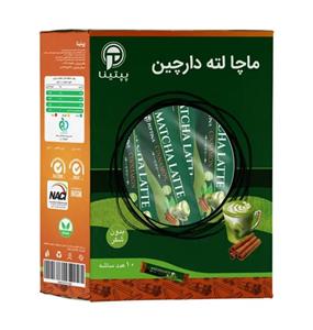 ماچا لته ترکیبی بدون شکر پپتینا بسته 10 عددی
