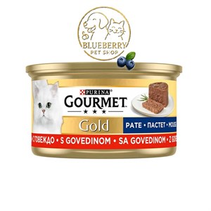 کنسرو گربه پته گورمت مدل گوشت گاو وزن 85 گرم