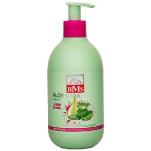 کرم مرطوب کننده بی ام اس مدل گیاه آلوئه ورا حجم 300 میلی لیتر