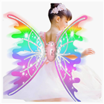 اسباب بازی تن پوش مدل بال فرشته چراغ دار متحرک DREAM PRINCESS WINGS