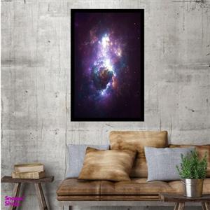 تابلو بکلیت طرح هنری کهکشان و ستارگان مدل B-bu1614