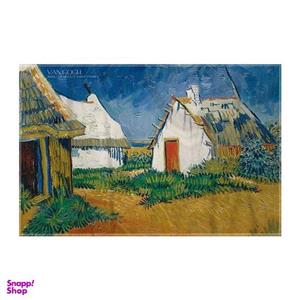 کاغذ کادو ترمه طراحان ایده مدل کلبه سفید در سن ماریه از ونگوگ کد art0044