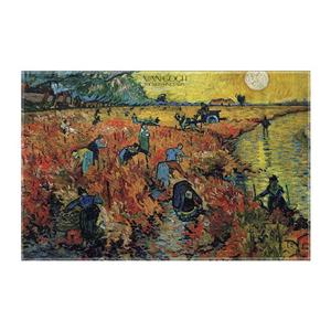کاغذ کادو ترمه طراحان ایده مدل تاکستان قرمز از ونگوگ کد art0066