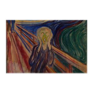 کاغذ کادو ترمه طراحان ایده مدل جیغ از ادوارد مونک کد art0106