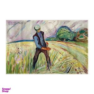 کاغذ کادو ترمه طراحان ایده مدل یونجه ساز از ادوارد مونک کد art0107