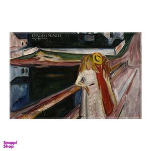 کاغذ کادو ترمه طراحان ایده مدل دختر های روی اسکله از ادوارد مونک کد art0121