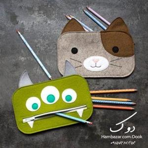 جامدادی نمدی فانتزی عروسکی کیفیت دوخت عالی