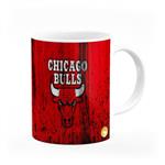 ماگ هومرو طرح بسکتبال تیم شیکاگو بولز Chicago Bulls مدل MG5034