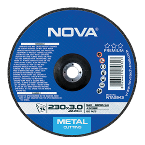 صفحه برش آهن 230 میلی متری نووا مدل 2943