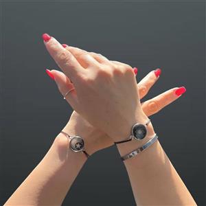 دستبند زنانه ست مهر و ماه شب تاب کد 570