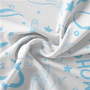 پارچه مخمل سرویس نوزاد مدل بیبی پسرونه ابی کد 5011494