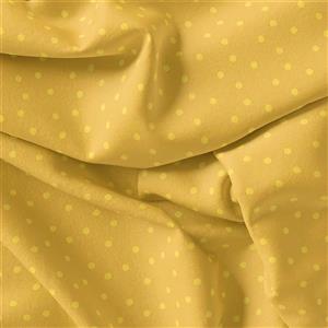 پارچه مخمل سرویس نوزاد مدل خال خالی خردلی کد 5011174