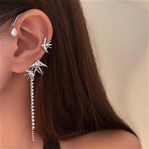 گوشواره ایرکاف طرح پرنده فول نگین کد 755