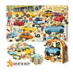 پازل گاراژ شلوغ Mideer Jigsaw Puzzles Busy Garage Puzzle