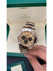 ساعت مردانه رولکس دیتونا ROLEX DAYTONA – طلایی/ بند رزگلد