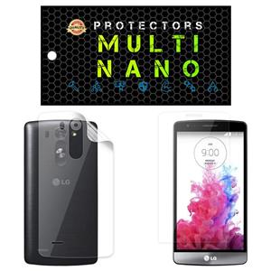 محافظ صفحه نمایش مولتی نانو مدل X-SFT مناسب برای گوشی موبایل ال جی G3 Mini به همراه محافظ پشت