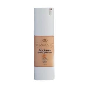 کرم ضد آفتاب رنگی فاقد چربی با SPF 50  لانوکر حجم 30 میلی لیتر 