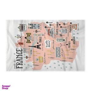 کاغذ کادو ترمه طراحان ایده مدل نقشه فرانسه کد strm0685