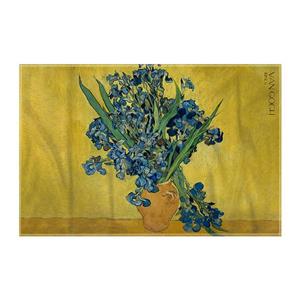 کاغذ کادو ترمه طراحان ایده مدل زنبق ها از ونگوگ کد art0029