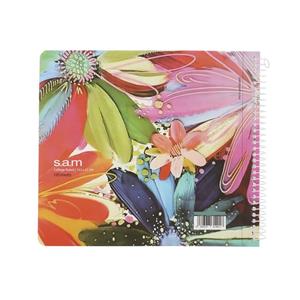 دفتر مشق 100 برگ سم طرح Petal Palette