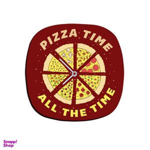 زیر لیوانی ترمه طراحان ایده مدل ساعت پیتزا کد strm0679