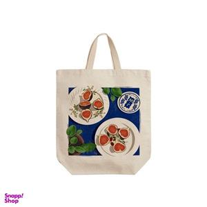ساک خرید ترمه طراحان ایده مدل پترن میوه انجیر کد strm0637 - S