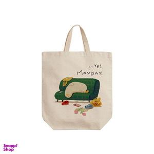 ساک خرید ترمه طراحان ایده مدل اردک خسته کد strm0648 - S