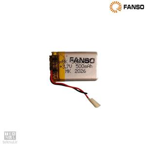 باتری لیتیومی فانسو مدل d500m ظرفیت 500 میلی امپر ساعت