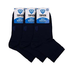 جوراب مردانه تاپیک مدل نانو آنتی باکتریال بسته 3 عددی