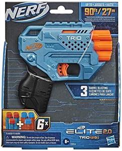 دارت Nerf Elite 2.0 Trio TD-3 Blaster، 6 Nerf Elite کد889