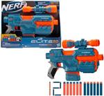 Nerf Elite 2.0 Phoenix Cs 6 Motorized Blaster، 12 دارت رسمی Nerf، 6 گیره دارت، محدوده، ریل تاکتیکی، بشکه و نقاط اتصال انبار