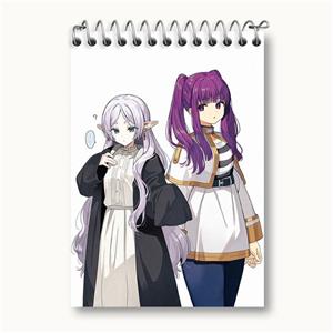 دفتر یادداشت 50 برگ خندالو مدل فریرن و فرن انیمه فریرن کد 33840