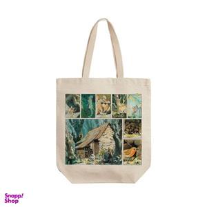 ساک خرید ترمه طراحان ایده مدل پترن جنگل کد strm0643 - L