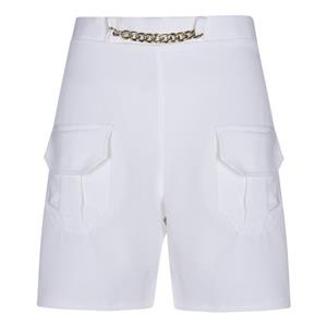 شلوارک زنانه مدل کارگو کد 802 رنگ سفید