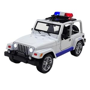 ماشین بازی ناب سل مدل 4 درب بازشو آژیر دار چراغ دار جیپ پلیس
