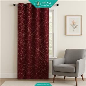 پرده طرح طلاکوب مدل مخمل پانچی کد 2696 W سایز 140x200 سانتی متر
