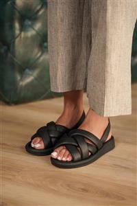 صندل چرم زنانه ws۵۱۰۱۴