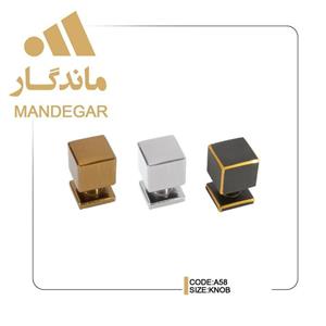 دستگیره کابینت تک پیچ آلومینیوم A58 ماندگار