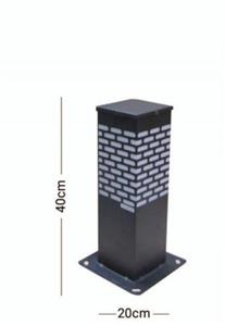 چراغ حیاطی ایستاده گالوانیزه مدل پانچی